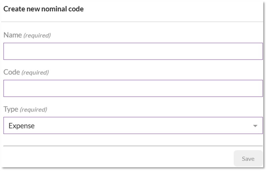 Linking Nominal Codes with Xero